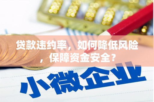 平果贷款违约率，如何降低风险，保障资金安全？
