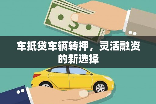 永靖车抵贷车辆转押，灵活融资的新选择