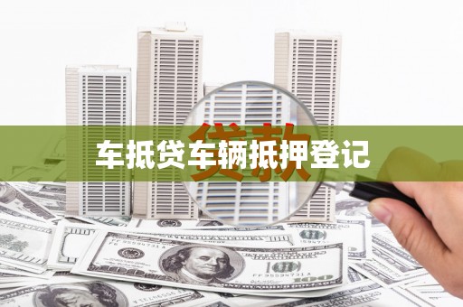 永靖车抵贷车辆抵押登记