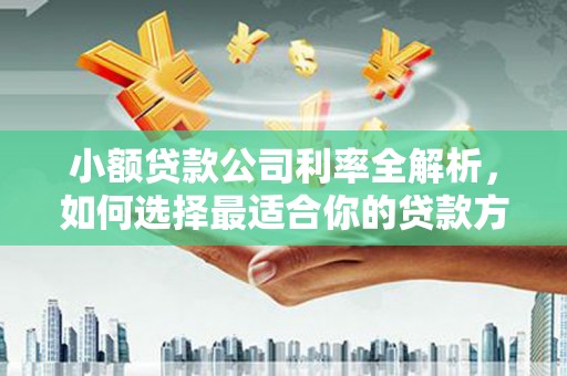 利川小额贷款公司利率全解析，如何选择最适合你的贷款方案？