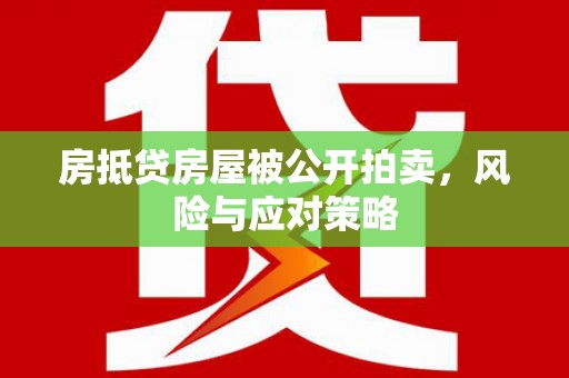 定安房抵贷房屋被公开拍卖，风险与应对策略