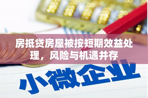 扎兰屯房抵贷房屋被按短期效益处理，风险与机遇并存