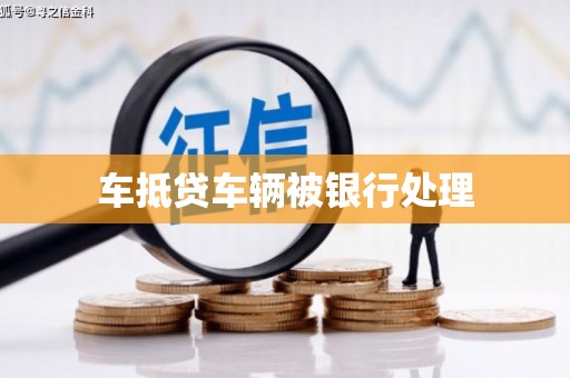 双江车抵贷车辆被银行处理