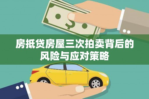 商河房抵贷房屋三次拍卖背后的风险与应对策略