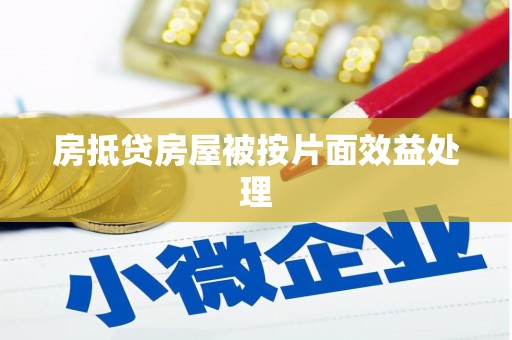夏县房抵贷房屋被按片面效益处理