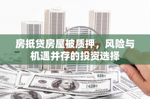 扬州房抵贷房屋被质押，风险与机遇并存的投资选择