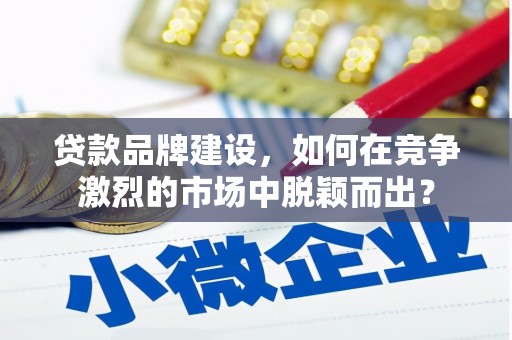 雄安新区贷款品牌建设，如何在竞争激烈的市场中脱颖而出？