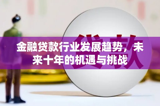 友谊金融贷款行业发展趋势，未来十年的机遇与挑战