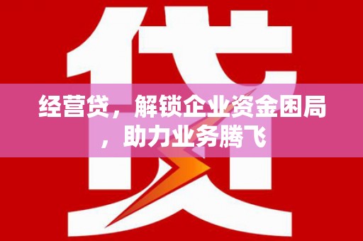 内黄经营贷，解锁企业资金困局，助力业务腾飞