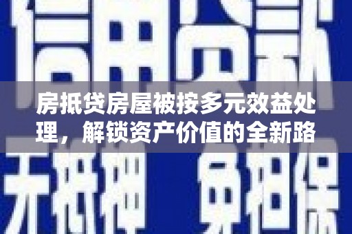 丽水房抵贷房屋被按多元效益处理，解锁资产价值的全新路径
