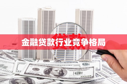 湖口金融贷款行业竞争格局