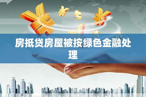 定南房抵贷房屋被按绿色金融处理