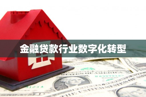 涿州金融贷款行业数字化转型