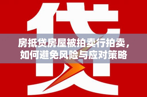 乐陵房抵贷房屋被拍卖行拍卖，如何避免风险与应对策略