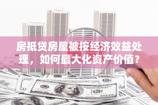 合浦房抵贷房屋被按经济效益处理，如何最大化资产价值？