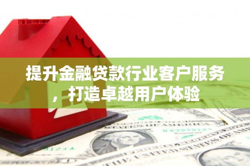 镇宁提升金融贷款行业客户服务，打造卓越用户体验
