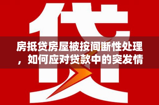 萨尔图房抵贷房屋被按间断性处理，如何应对贷款中的突发情况？