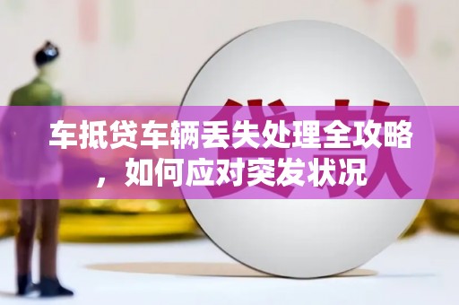 霸州车抵贷车辆丢失处理全攻略，如何应对突发状况