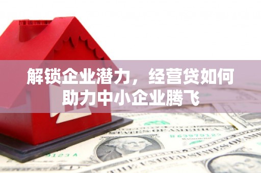 将乐解锁企业潜力，经营贷如何助力中小企业腾飞