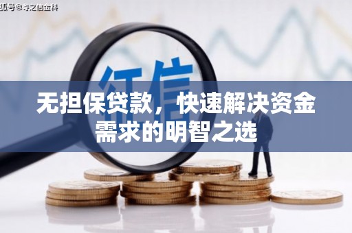 商南无担保贷款，快速解决资金需求的明智之选