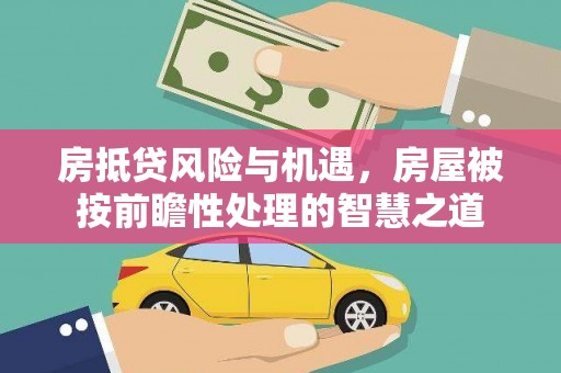 嘉模堂区房抵贷风险与机遇，房屋被按前瞻性处理的智慧之道