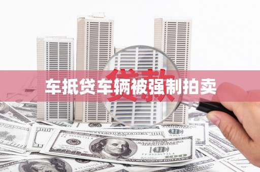 岚山车抵贷车辆被强制拍卖