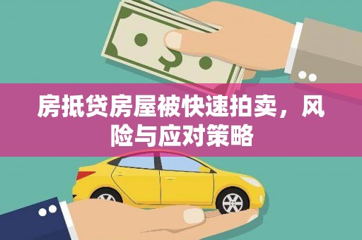 春日房抵贷房屋被快速拍卖，风险与应对策略