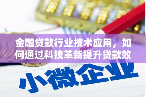 三明金融贷款行业技术应用，如何通过科技革新提升贷款效率与安全性