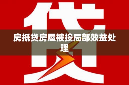 深泽房抵贷房屋被按局部效益处理