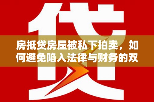 东城房抵贷房屋被私下拍卖，如何避免陷入法律与财务的双重困境？