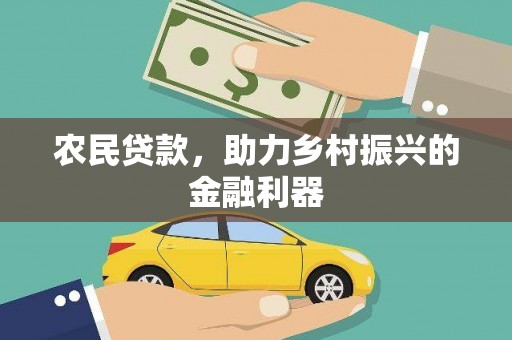 莎车农民贷款，助力乡村振兴的金融利器