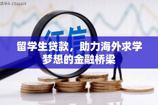黎城留学生贷款，助力海外求学梦想的金融桥梁