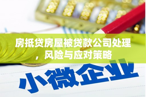 衡水房抵贷房屋被贷款公司处理，风险与应对策略