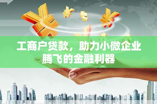 锡林郭勒工商户贷款，助力小微企业腾飞的金融利器