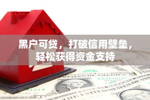 苏尼特右旗黑户可贷，打破信用壁垒，轻松获得资金支持