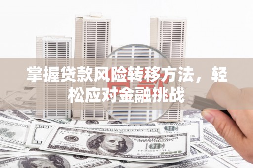 伊吾掌握贷款风险转移方法，轻松应对金融挑战