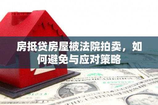 嘉陵房抵贷房屋被法院拍卖，如何避免与应对策略
