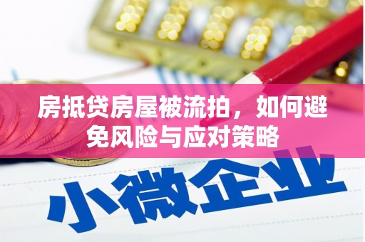 桐乡房抵贷房屋被流拍，如何避免风险与应对策略