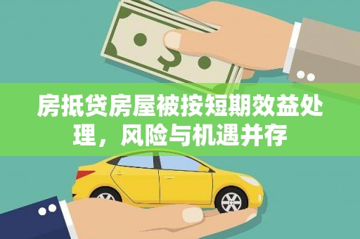 梁子湖房抵贷房屋被按短期效益处理，风险与机遇并存