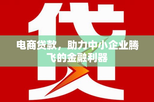 高淳电商贷款，助力中小企业腾飞的金融利器