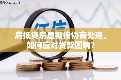 沛县房抵贷房屋被按协商处理，如何应对贷款困境？