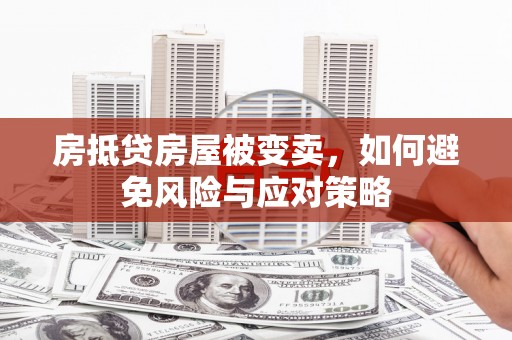 巧家房抵贷房屋被变卖，如何避免风险与应对策略