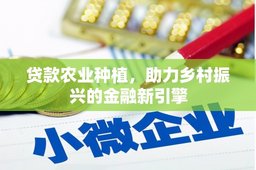 南和贷款农业种植，助力乡村振兴的金融新引擎