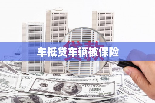 咸阳车抵贷车辆被保险