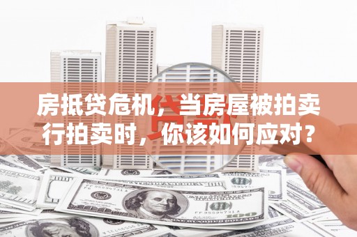 万峦房抵贷危机，当房屋被拍卖行拍卖时，你该如何应对？
