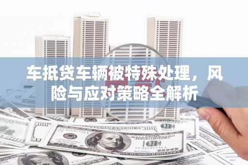 杉林车抵贷车辆被特殊处理，风险与应对策略全解析