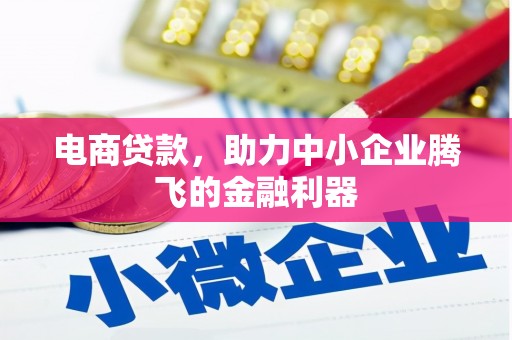 民权电商贷款，助力中小企业腾飞的金融利器