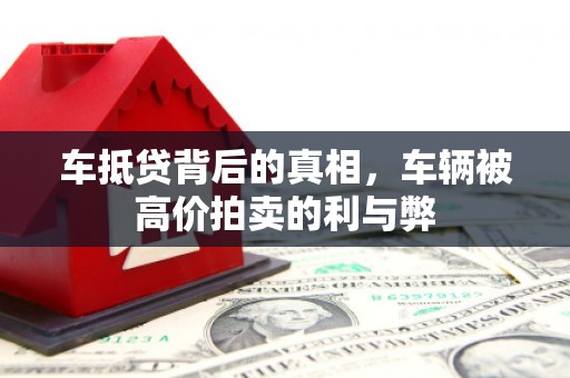 夏河车抵贷背后的真相，车辆被高价拍卖的利与弊