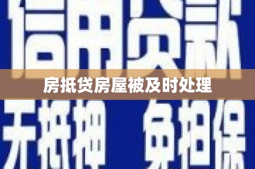 龙山房抵贷房屋被及时处理
