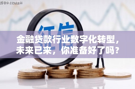 盘龙金融贷款行业数字化转型，未来已来，你准备好了吗？